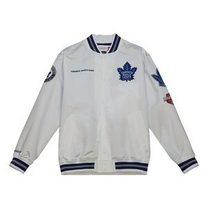 Toronto Maple Leafs NHL Mitchell & Ness Men’s Lightweight Satin Jacket